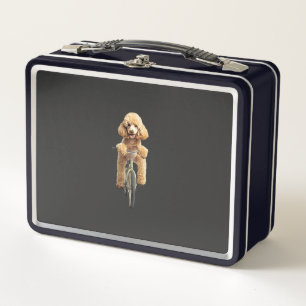 Poodle metal lunch box