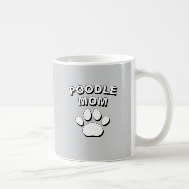 Poodle Mom Coffee Mug (Right)