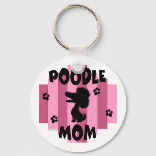Poodle Mom Keychain