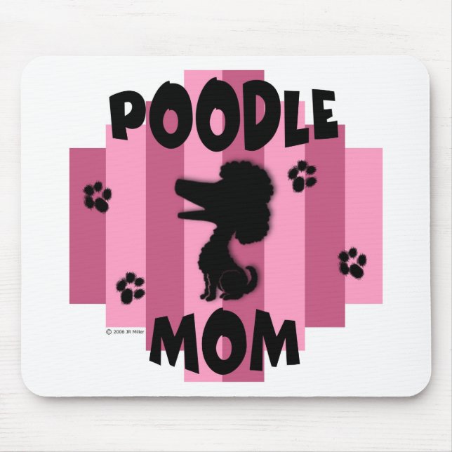 Poodle Mom Mousepad (Front)