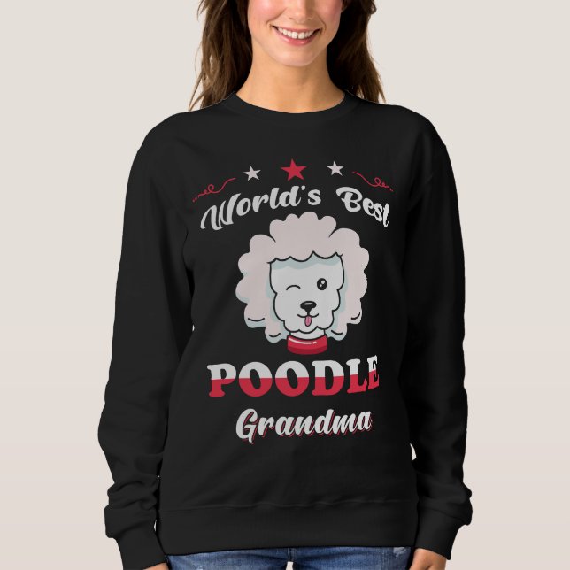 Poodle Mom           Sweatshirt (Front)