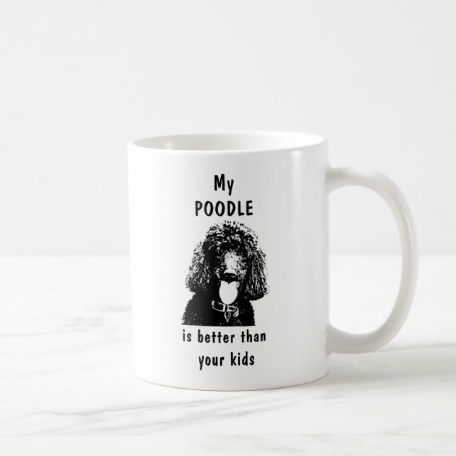 Poodle mug (Right)
