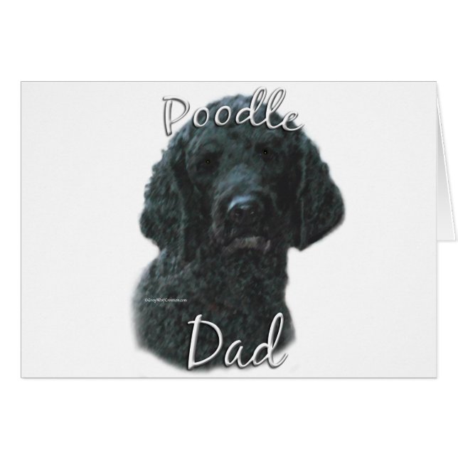 Poodle (noir) Papa 2 (Devant horizontal)