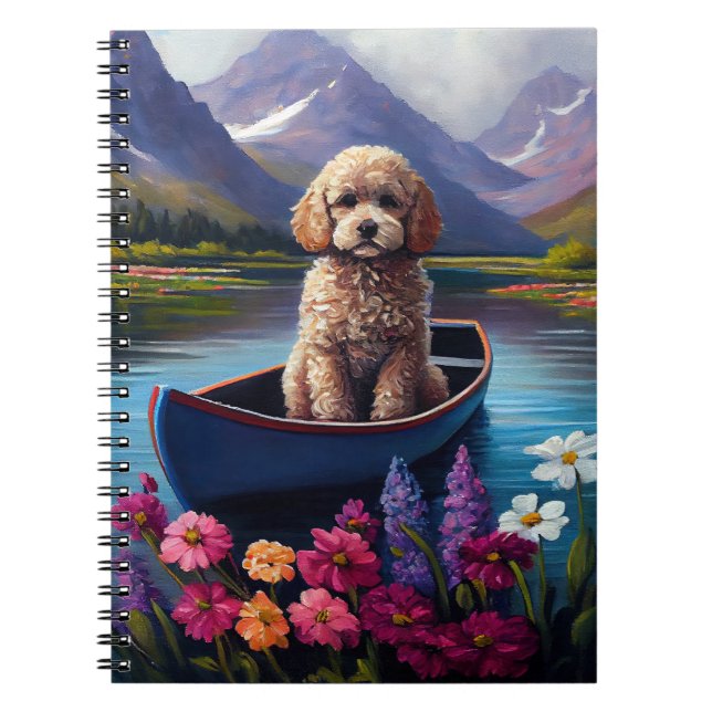 Poodle on a Paddle: A Scenic Adventure Notebook (Front)