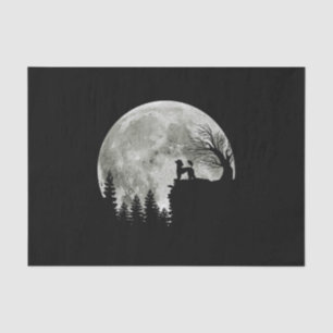 Poodle On Mountain Halloween Gift For Poodle Lover Tissue Paper