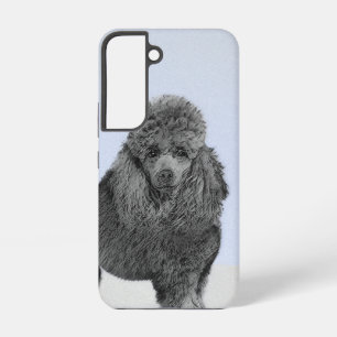 Poodle Painting Miniature Toy Black Original Art Samsung Galaxy Case