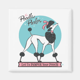 Poodle Parlour Magnet