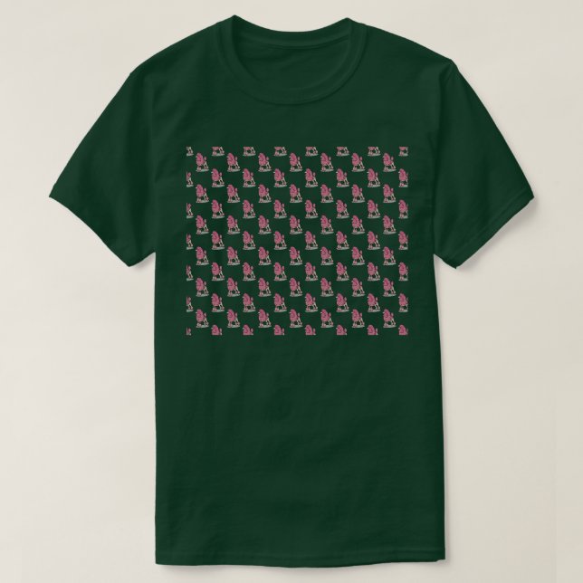 Poodle Pattern T-Shirt (Design Front)
