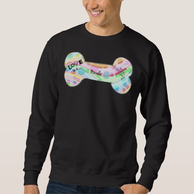 Poodle   personalized       sweatshirt (Front)