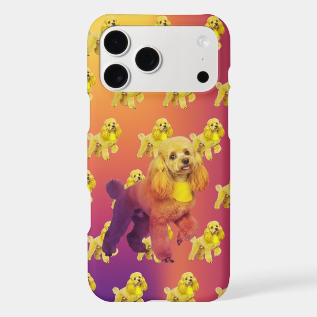Poodle phone cover iPhone 17 pro max  (Verso)
