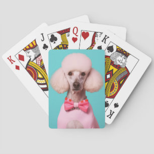 Poodle Pop Art – Elegant & Retro Playing Cards