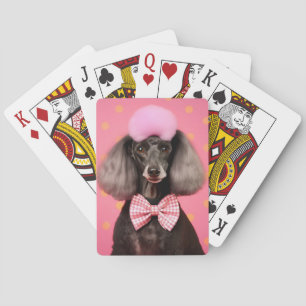 Poodle Pop Art – Elegant & Retro Playing Cards