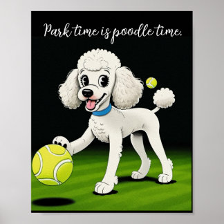 Poodle Poster