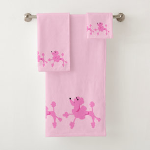 Poodle Power Bath Towel Set