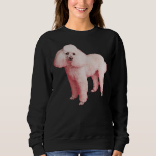 Poodle Puppy Innocent Tickling Tickles Dog Pictur Sweatshirt