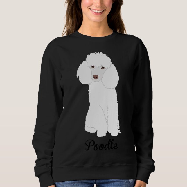Poodle Puppy Sweatshirt (Front)