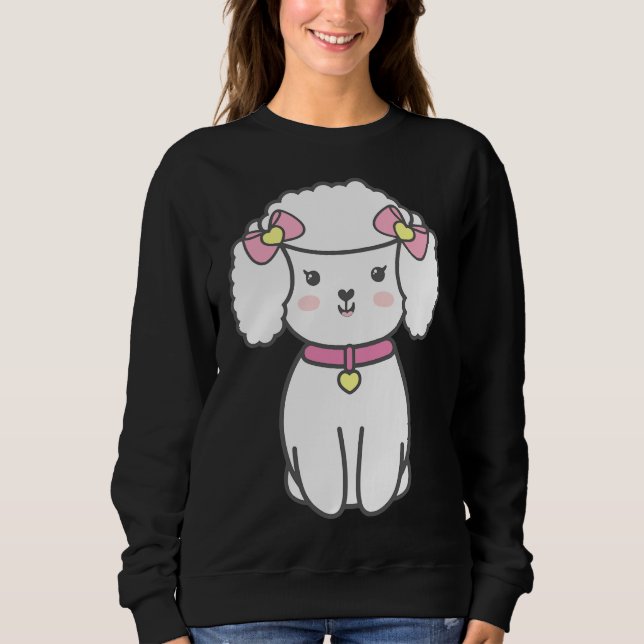 Poodle Puppy               Sweatshirt (Front)