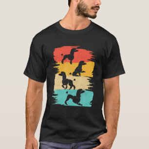 Poodle S For Women Men Kids Dog Lovers Retro T-Shirt