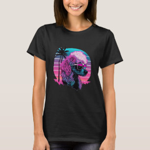 Poodle s Synthwave Dreamland T-Shirt