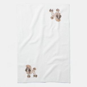 Poodle -- Show Coat Kitchen Towel