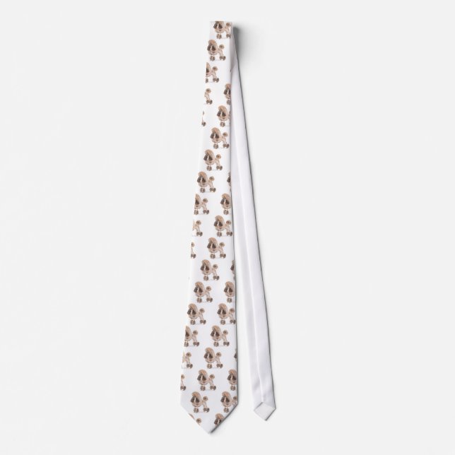 Poodle -- Show Coat Tie (Front)