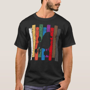 Poodle Silhouette Colours T-Shirt