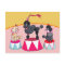 Poodle Sisters Circus Act Postcard