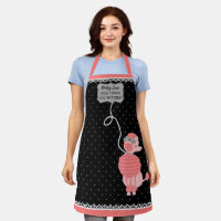Poodle Skirt Retro 50s Dog Groomer Custom Black