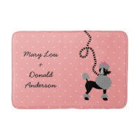 Poodle Skirt Retro Pink and Black 50s Pattern