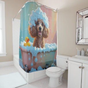 Poodle Sloppy Sleepy Cute Funny