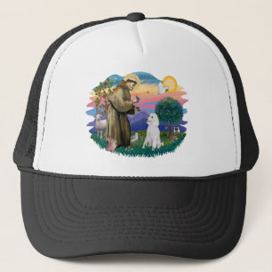 Poodle (Standard White) Trucker Hat