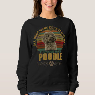 Poodle sweatshirt
