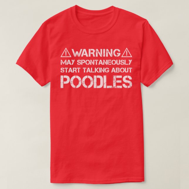 Poodle T-Shirt (Design Front)