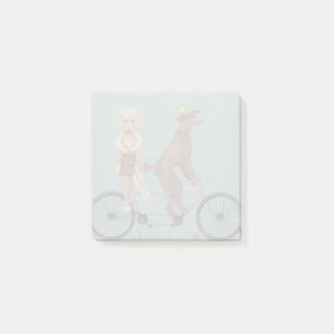 Poodle Tandem Post-it Notes