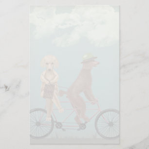 Poodle Tandem Stationery