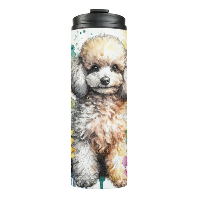 Poodle Thermal Tumbler (Front)