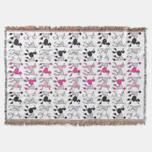Poodle Throw Blanket