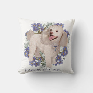 Poodle Throw Pillow