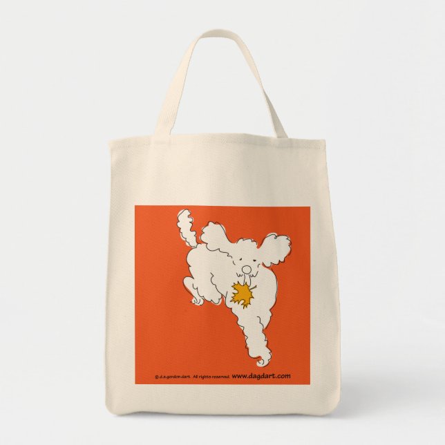 Poodle Tote Bag (Front)