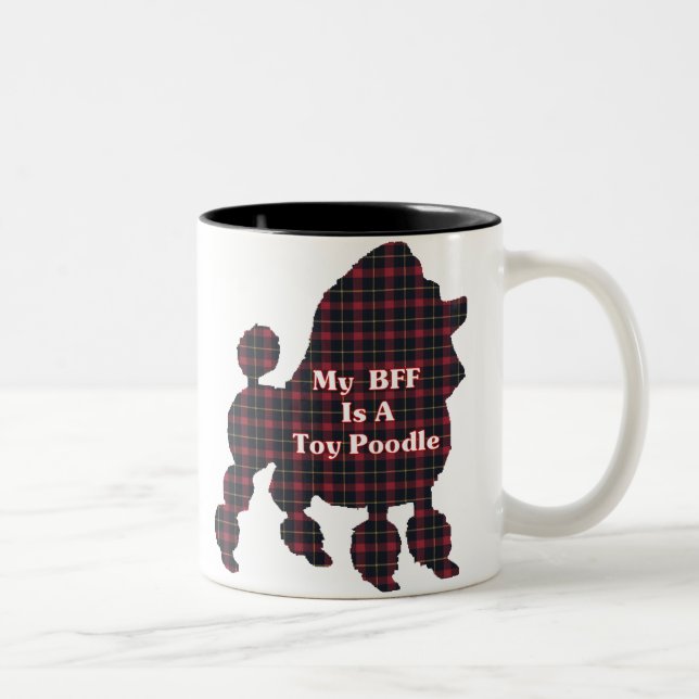 Poodle Toy BFF Mug (Right)