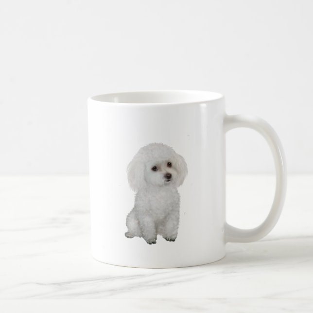 Poodle - white 1 coffee mug (Right)