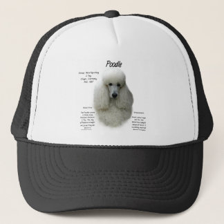 Poodle (wht) History Design Trucker Hat