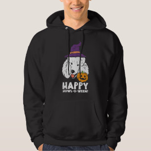 Poodle Witch Happy Howl O Ween Halloween Dog Men W Hoodie