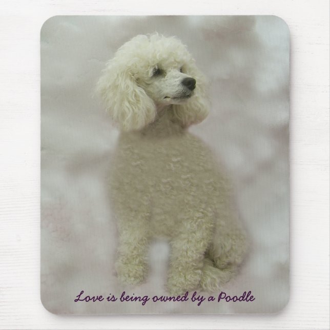 Poodles Are Heavenly Mousepad (Front)