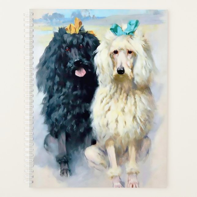 Poodles by Arthur Wardle Planner (Front)