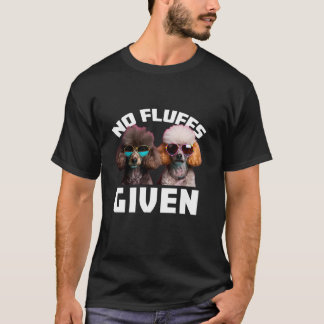 Poodles Dog Guitars Music Cute Puppies Love No Flu T-Shirt