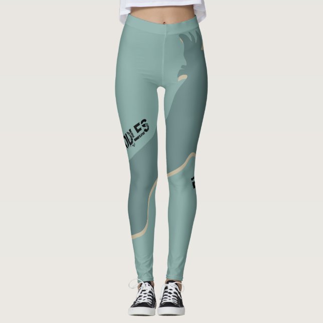 Poodles Fly... Leggings (Front)