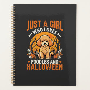 Poodles Halloween Fille Conception Amoureuse de Ch