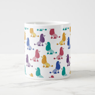 Poodles of Colour Large Coffee Mug