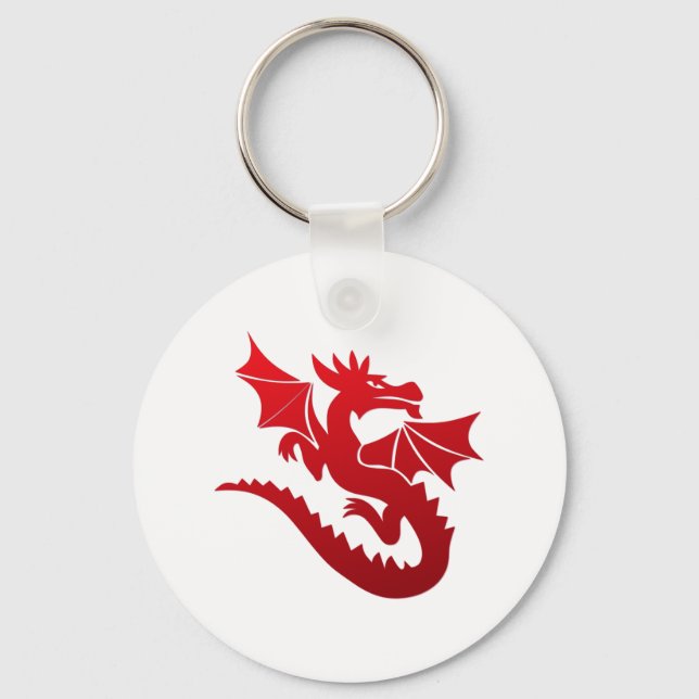Poof The Magic Dragon Keychain (Front)